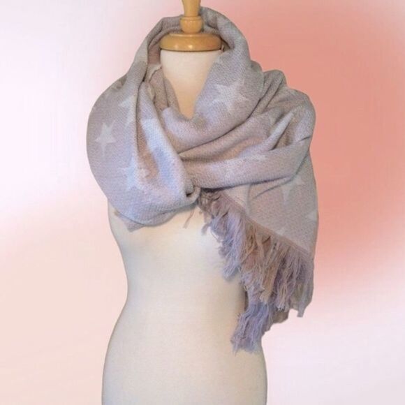 ISA & Stef Reversible Oblong Muffler Scarf Wrap‎ One Size NWT - Picture 8 of 13